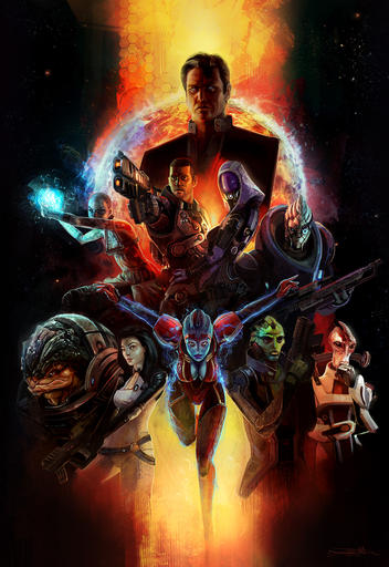 Mass Effect 2 - Прекрасный фан-арт 