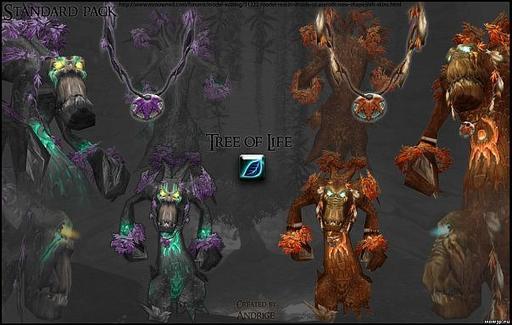 World of Warcraft - Модель дерева, нюанс