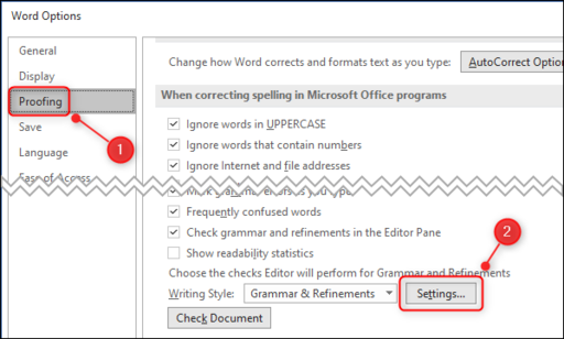 Новости - Microsoft Word: Настройки политкорректности